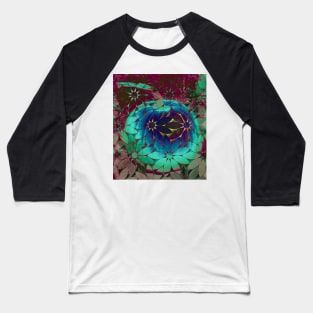 Pumpkin Flower Lantern Digital Art Baseball T-Shirt